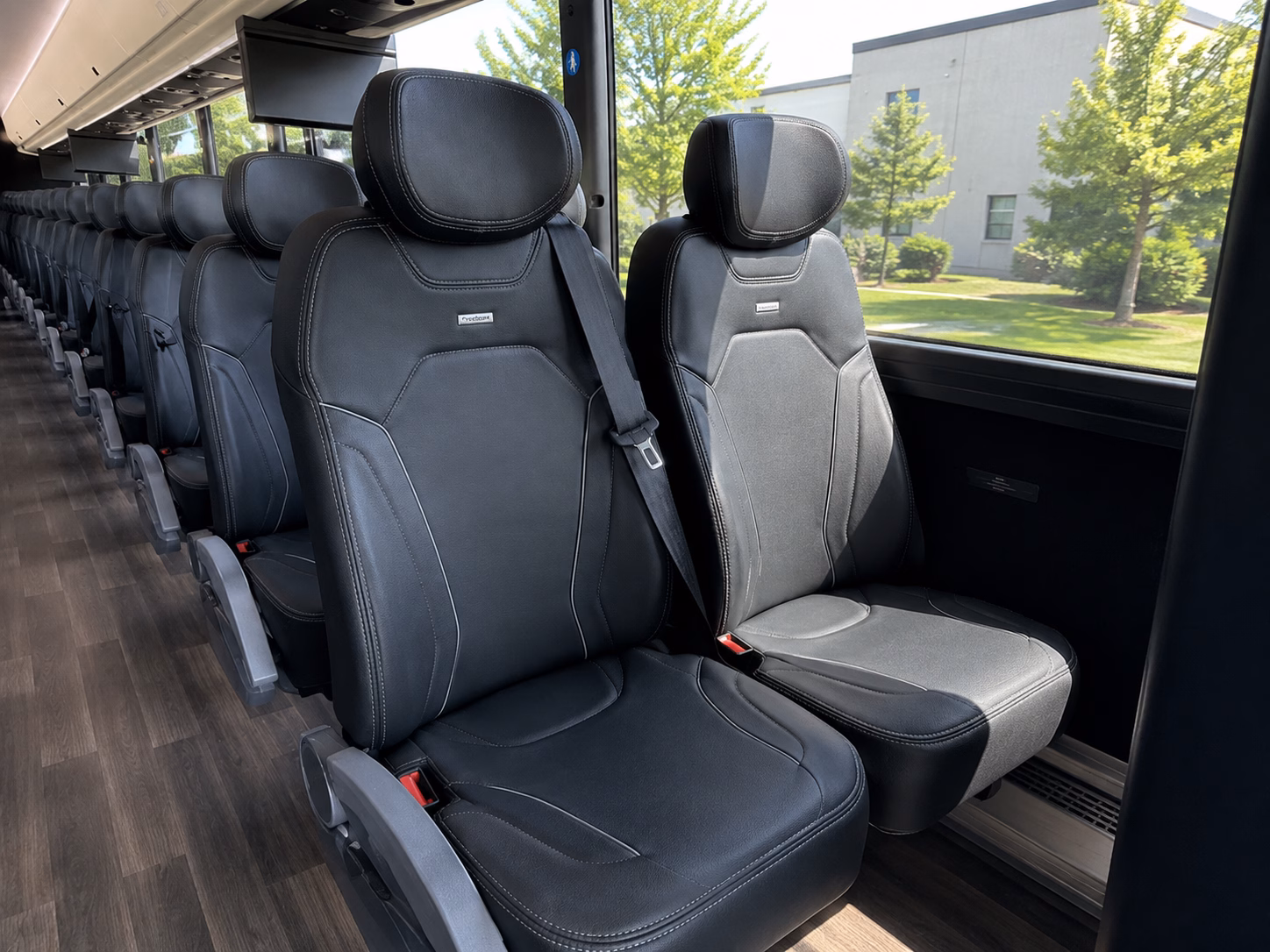 corvallis charter bus interior
