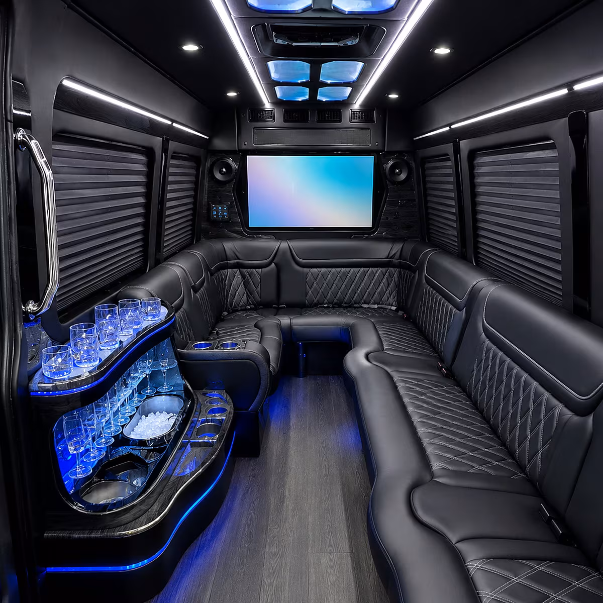 corvallis party bus rental interior