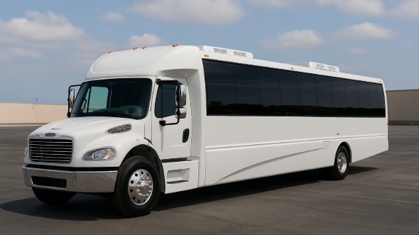 Exterior of Charter Bus Company Gresham's 15 Passenger Minibus in Gresham