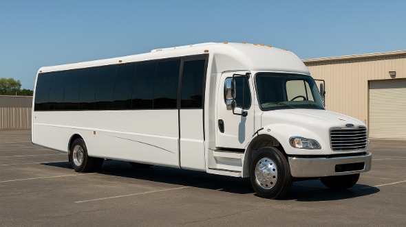 Exterior of Charter Bus Company Gresham's 18 Passenger Minibus in Gresham