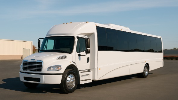 Exterior of Charter Bus Company Gresham's 28 Passenger Mini bus in Gresham
