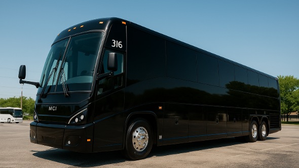 Exterior of Charter Bus Company Gresham's 50 Passenger Charter Bus in Gresham