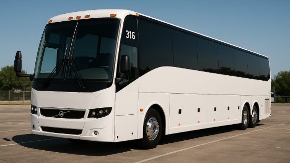 Exterior of Charter Bus Company Gresham's 54 Passenger Charter Bus in Gresham