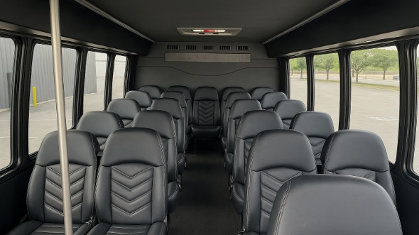 corvallis 18 passenger minibus inside