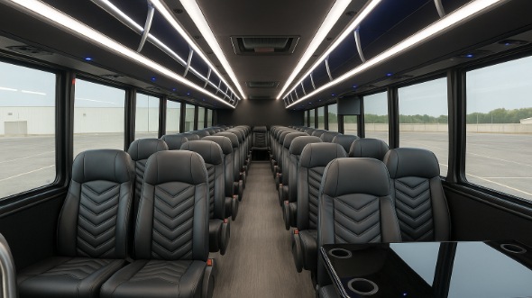 corvallis 25 passenger minibus inside