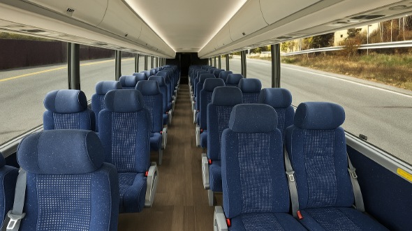 corvallis 35 passenger minibus inside
