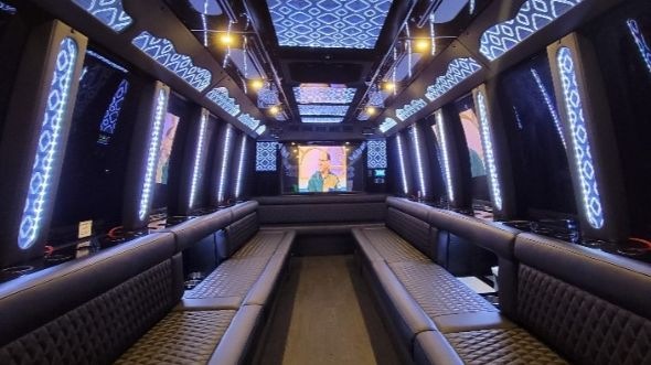 corvallis party bus rental inside