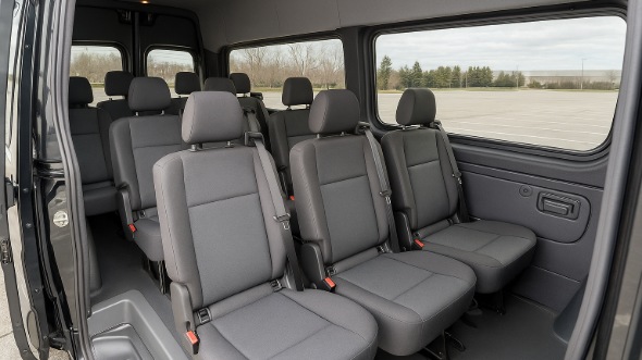corvallis sprinter van with driver inside