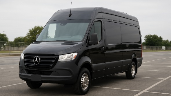 Exterior of Charter Bus Company Gresham's Sprinter Limo in Gresham